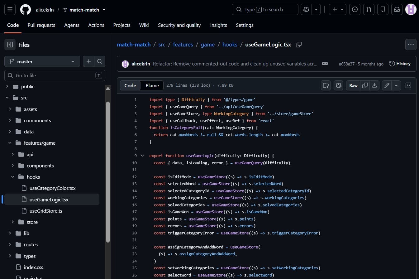 matchmatch GitHub repository